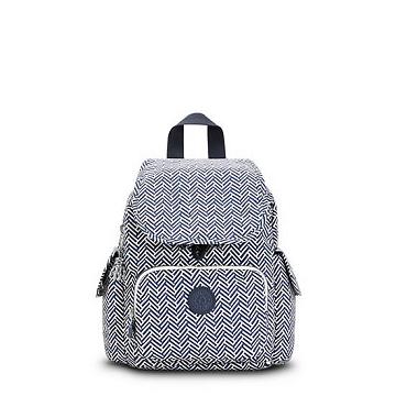 Kipling City Pack Mini Printed Rygsække Hvide | DK 1494SG